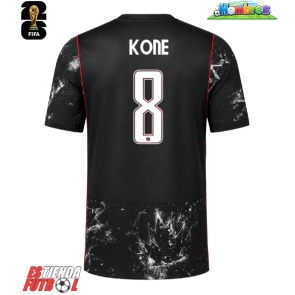 Canadá Ismael Kone #8 Segunda Equipación Mundial 2026 Manga Corta